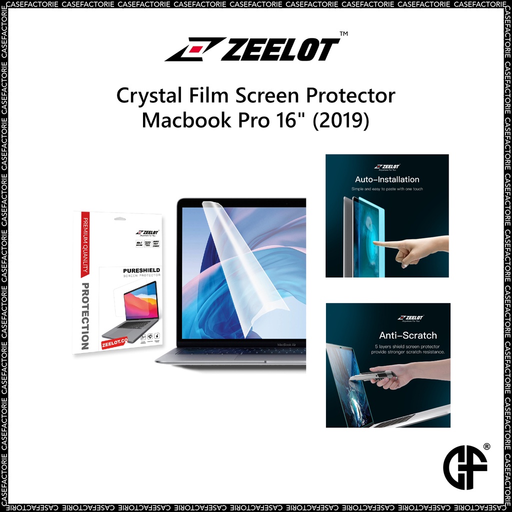 ZEELOT PureShield ฟิล์มกันรอยหน้าจอคริสตัลสําหรับ MacBook Pro 16" (2021)