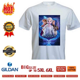 Chonghaijia Xs-6Xl เสื้อยืดผ้าฝ้ายพิมพ์ลาย Frozen 2 รูปภาพสําหรับผู้ชาย