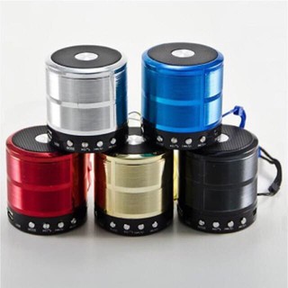 ลำโพงบลูทูธ เสียงดี Qute Wireless speaker Bluetooth WS-887Mini ใช้ Micro SD card