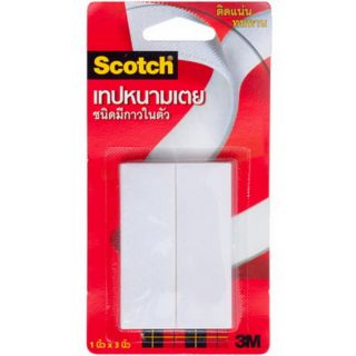 เทปหนามเตย สีขาว 1*3" Scotch จาก 3M