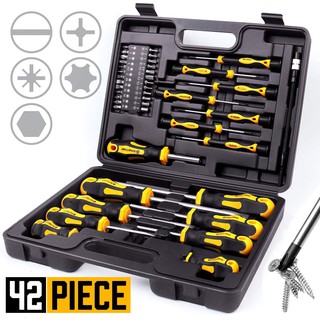 Amartisan : AMSAM042* ชุดไขควงแม่เหล็ก Magnetic Screwdriver Set, 42-piece