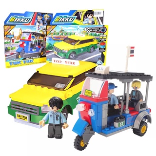 Block BIKKU Special Thailand Edition Vehicle World Set Variant ชุดตัวต่อบิคคุ ชุดพิเศษประเทศไทย ของเล่นเด็กลิขสิทธิ์แ...