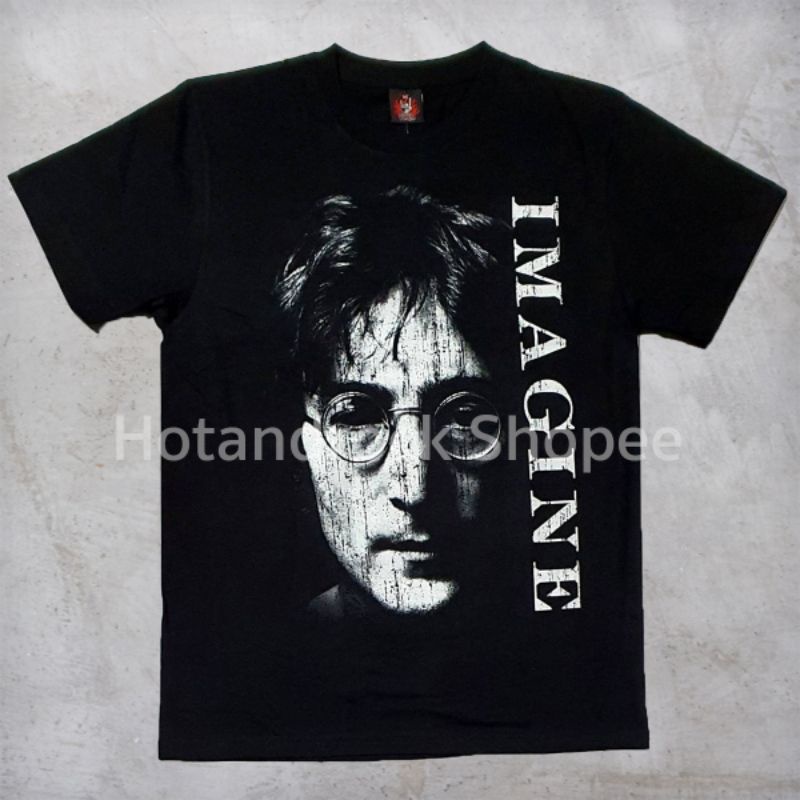 เสื้อวงสีดำ The Beatles John Lennon TDM 1500 Hotandrock