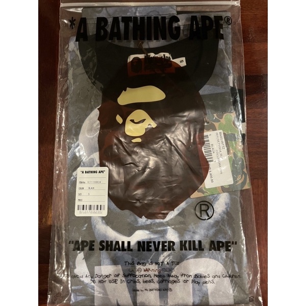 A BATHING APE TEE Bape ของใหม่ ของแท้ 100% ป้ายไทย size S รอบอก 38 นิ้ว มี size เดียวครับ #4