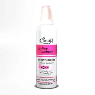 #แคริ่ง คอนทัวร์ #สไตล์ลิ่งมูส #มูสจัดแต่ง ทรงผม #Caring #Styling #Mougge 220 ml
