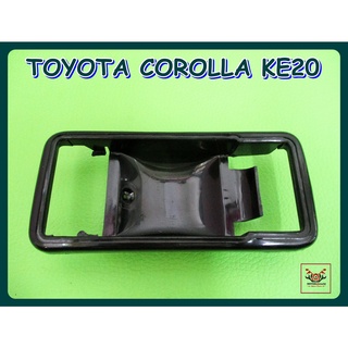 TOYOTA COROLLA KE20 FRONT DOOR HANDLE SOCKET LH&amp;RH SHORT SET "BLACK" 1 PC. / เบ้ารองมือเปิดใน อันหน้า ตัวสั้น สีดำ 1 ตัว