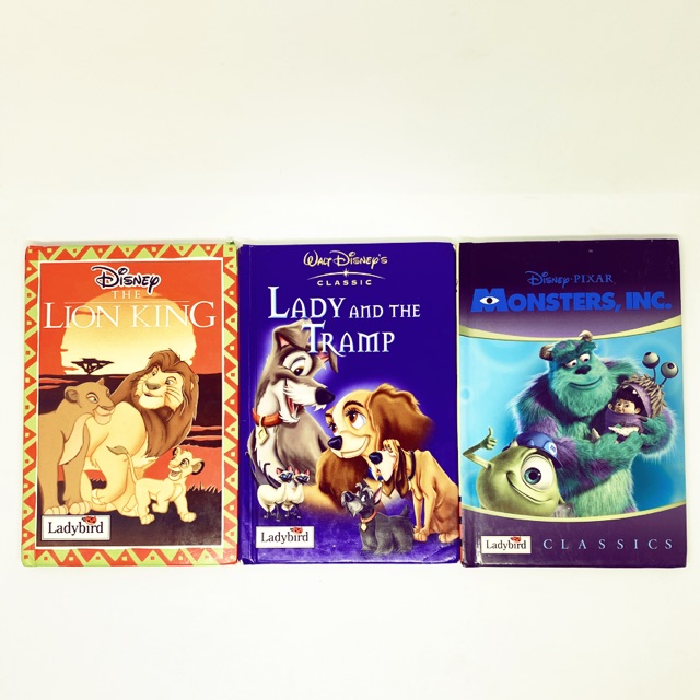 หนังสือภาษาอังกฤษ Disney, The Lion King, Monsters, Inc. & Lady and The Tramp