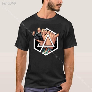 ☂☎เสื้อยืด Maglia Linkin Park Rock Nu Metal Chester Bennington 2 M L คอกลมผู้ชายสไตล์เกาหลี 100% เสื้อยืดผ้าฝ้ายแท้แขนสั