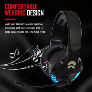 Oker หูฟังเกมมิ่ง มีไมค์ โทรศัพท์ที่ใช้ได้ Hifi Gaming Headphone Esport edition หูฟัง คอมพ OKER M18