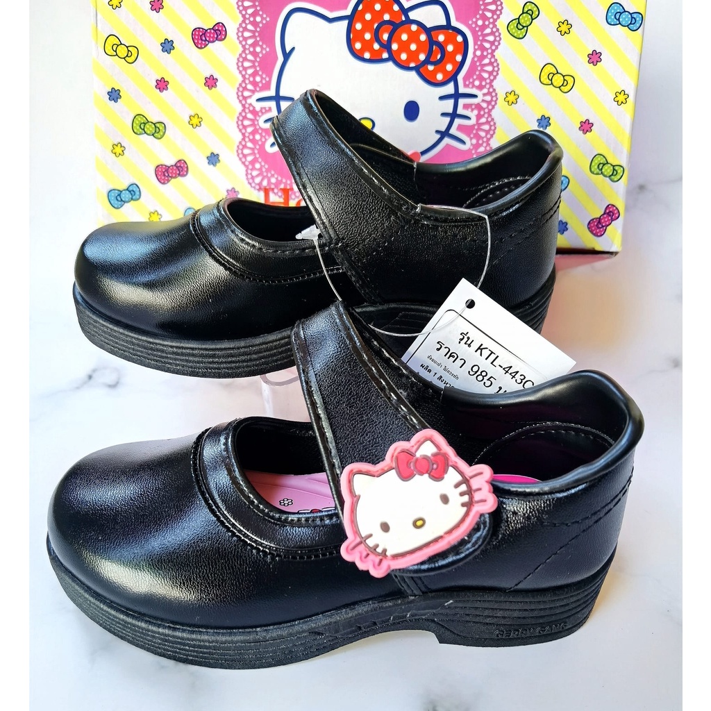 💖KTL-443C💖รองเท้านักเรียน​ Hello  Kitty  รองเท้านักเรียนเด็กหญิงคิตตี้