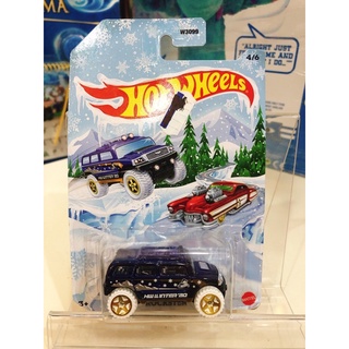 รถฮอทวีล NEW!! Hot Wheels 2020 Christmas Holiday Hot Rods Rockster 4/6