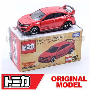 รถเหล็กTomica ของแท้ Tomica Shop Original Honda Civic TYPE R (Red)