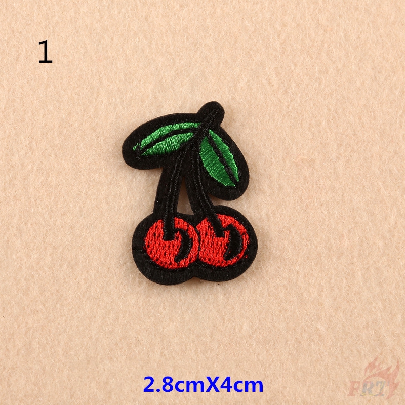 แผ่นแพทช์รูปอาหารสําหรับตกแต่งเสื้อผ้า 1 ชิ้น - รูปที่ 2