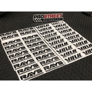 สติ๊กเกอร์ RAYS VOLK RACING ล้อ TE37 Repair Sticker สติ๊กเกอร์แต่งรถ Rays 4 ชิ้น Volk 4 ชิ้น สติ๊กเกอร์ล้อ สติ๊กเกอร์แมก