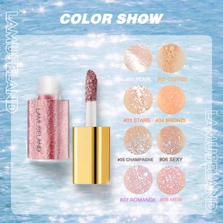 LAMUSELAND อายแชโดว์ แบบกลิตเตอร์ เนื้อลิขวิด มี 8 สี