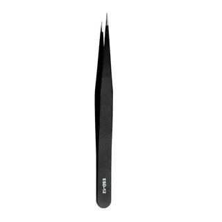 แหนบ สแตนเลสสตีล (ป้องกันไฟฟ้าสถิต) Tweezer ESD-12 ปลายหัวแหลม ตรง / ESD-15 ปลายหัวแหลม โค้ง รายละเอียด