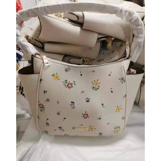 COACH RORI SHOULDER BAG WITH WILD MEADOW PRINT (COACH C4091)