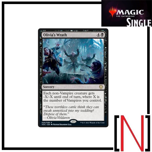 [MTG][Single][VOC] Olivia's Wrath ระดับ Rare [ภาษาอังกฤษ]