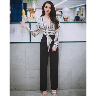 Set เสื้อแขนยาวลายทาง