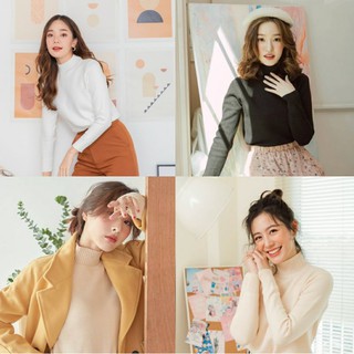 เสื้อไหมพรมคอปีนโคโค่ Coco knit เนื้อนุ่ม ขายดีมากค่ะ