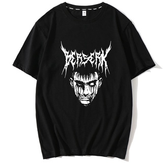 เสื้ Lyzh เสื้อยืดแขนสั้นลําลอง ผ้าฝ้าย พิมพ์ลายอนิเมะ Dark Berserk ระบายอากาศ โอเวอร์ไซซ์ สําหรับผู้ชาย 2022S-5XL