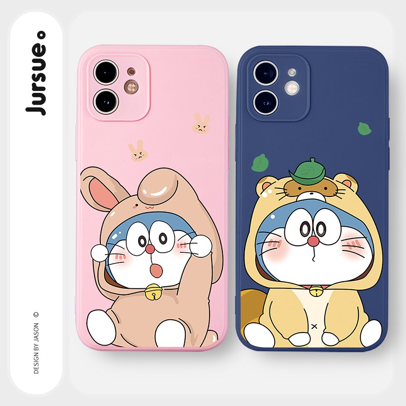 JURSUE เคสคู่ เคสไอโฟน คู่รัก กันกระแทกซิลิโคนนุ่มลายการ์ตูนน่ารักตลก เคสโทรศัพท์ Compatible for iPhone 13 12 11 Pro Max SE 2020 X XR XS 8 7 6 6S Plus xsmax 6splus 7plus 8plus พลัส Y1540