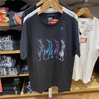 [S-5XL]เสื้อยืดคอกลม แขนสั้น ผ้าฝ้าย ลาย Uniqlo Tiga Ultraman UT สําหรับผู้ชาย และผู้หญิง