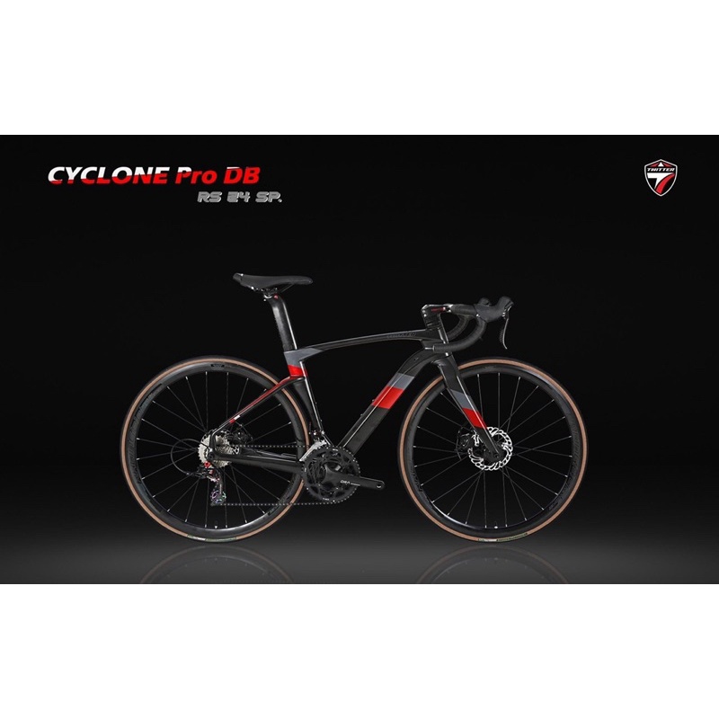 จักรยานเสือหมอบ Twitter Cyclone Pro DB RS 24Sp