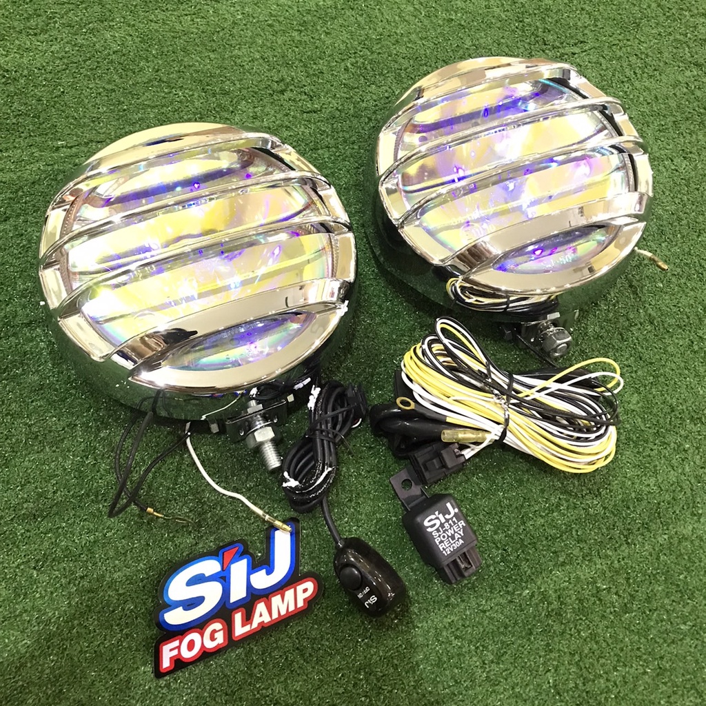 ราคาพิเศษ !!! ไฟตัดหมอก ไฟสปอร์ตไลท์ OFFROAD SJ-50 สี รุ้ง ขนาด 6.5 นิ้ว ราคาต่อคู่ ไฟออฟโรท ตัดหมอก สปอร์ไลท์