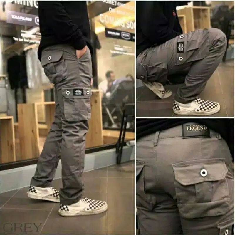 Whats More HITS Mens Long cargo Pants premium distro Quality 100% ไซส์ 28-33