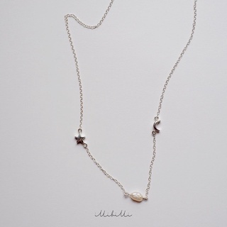 Tide necklace มุกแท้น้ำจืด