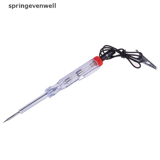 [springevenwell] เครื่องทดสอบแรงดันไฟฟ้ารถยนต์ สําหรับระบบทดสอบความต่อเนื่อง 6V 24V DC
 ใหม่