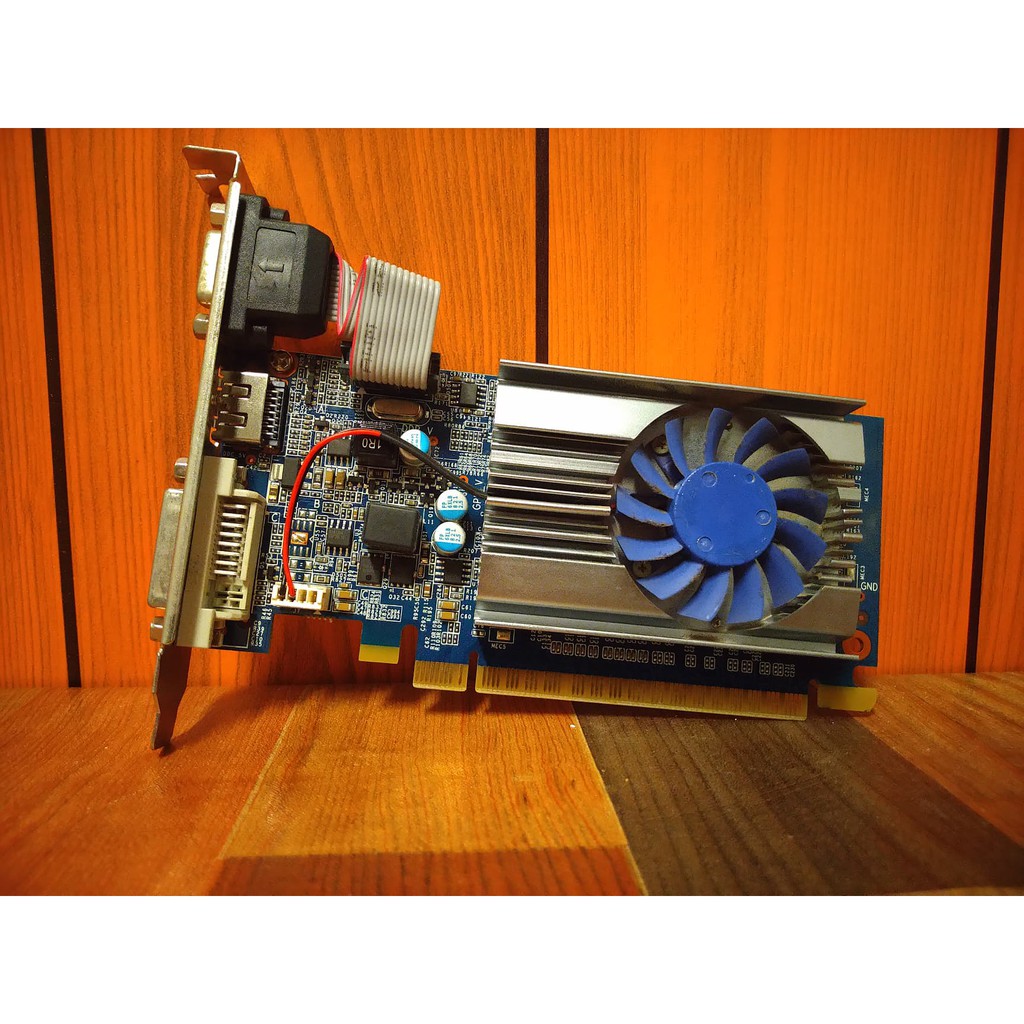 การ์ดจอ VGA GALAX GT710/1Gb DDR3 low profile (ใส่เคสเล็กได้)(GT710 PCI-E 1GB DDR3 64Bit)  มือสอง