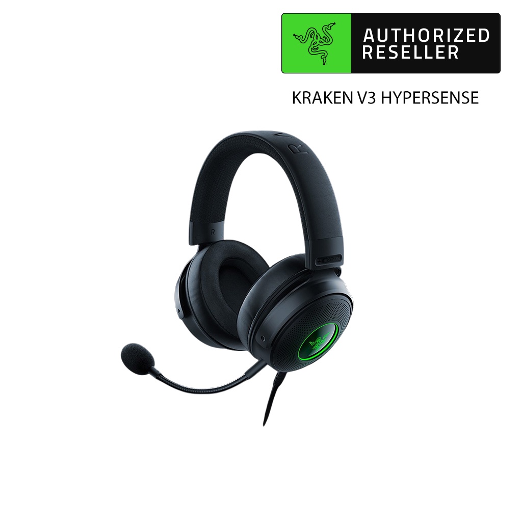 Razer Kraken V3 HyperSense - Wired USB Gaming Headset with Haptic ...