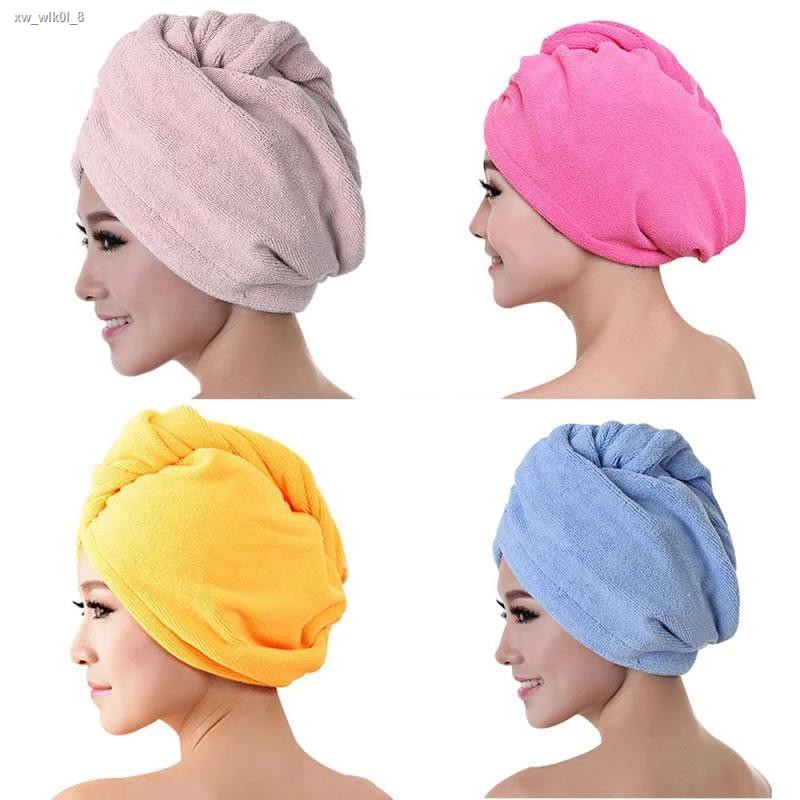 ﺴหมวกอาบน้ำดูดซับผมแห้งหมวกอาบน้ำแชมพูเฉพาะ Super absorbent dry hair cap Shopee Thailand