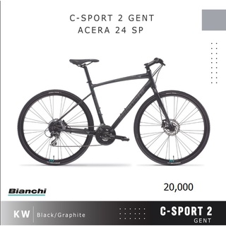 รถจักรยาน​ ไฮบริด city  ยี่ห้อ bianchi รุ่น c-sport 2 ( ****ชำระผ่อนได้ 10เดือน)​