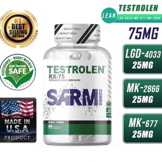 Sarm Combo Testrolen 75mg 60caps ยินดีให้คำปรึกษาฟรีครับ