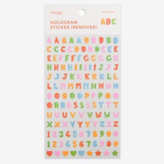 Hologram Sticker - 08 Alphabet สติ๊กเกอร์