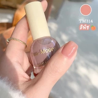 🌈พร้อมส่ง Two-moons ของแท้ ยาทาเล็บ สีทาเล็บกึ่งเจล ขนาด10ml*1 ไม่ต้องอบ สีสวย แห้งไว รุ่นใหม่ t1