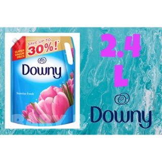 🌈2.4 ลิตร!! Downy ดาวน์นี่(Sunrise Fresh) 2.4 L น้ำยาปรับผ้านุ่ม กลิ่นหอมสดชื่นยามเช้า