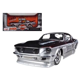 โมเดลรถยนต์ โมเดลรถเหล็ก โมเดลรถมัสแตง Ford Mustang GT สเกล1:24