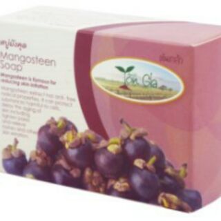 สบู่มังคุด (Mangosteen Soap) ต้นกล้าสมุนไพร ขนาด 135 กรัม