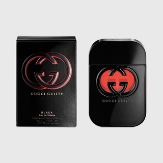 GUCCI GUILTY BLACK EAU DE TOILETTE 75ML ของแท้นำเข้า ไซส์จริง