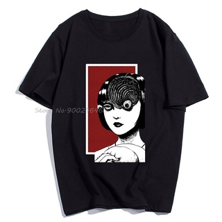 [100% Cotton] ส่งเร็ว เสื้อยืดลําลอง แขนสั้น พิมพ์ลาย Junji Ito Ahetic Wild Unseix เหมาะกับฤดูร้อน ของขวัญ