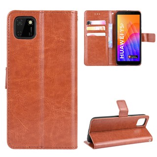 เคสโทรศัพท์ เคสฝาพับ หนัง Pu แบบพลิกได้ สําหรับ Huawei Y5p Y6p Y7p