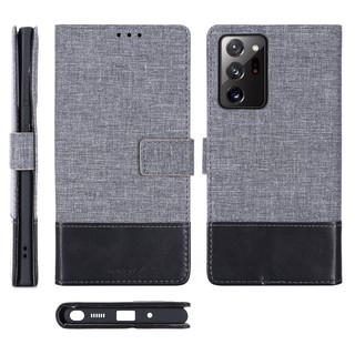 เคสโทรศัพท์หนังผ้าฝาพับซัมซุง Samsung Galaxy Note 20 Ultra Note20 20Ultra กระเป๋าสตางค์เคสมีช่องใส่บัตร ซัมซุง โน้ต20 / โน้ต20 พิเศษ Samsung Note 20 Ultra Case