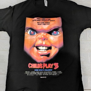 เสื้อยืดหนังสยองขวัญ Childs play (Chucky3) ลิขสิทธิ์แท้