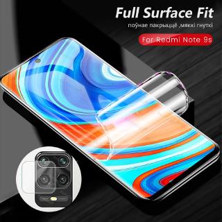 2-In-1 Hydrogel Protective Film For Xiaomi 9s Redmi 9s Camera Protector On Readmi Note 9 S S9 Redmi Note9s 9 Pro Max Not Glass