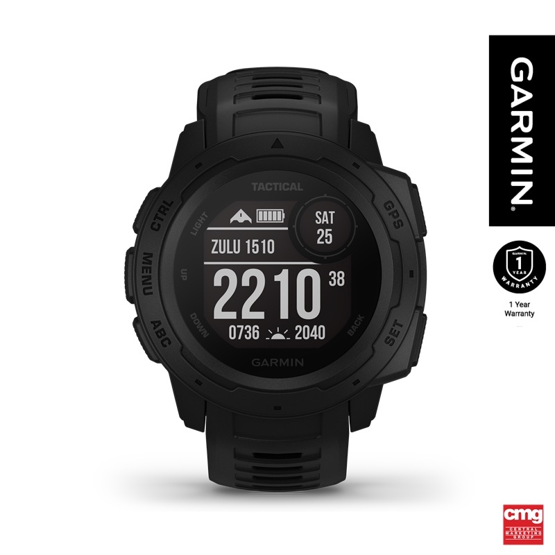 Garmin การ์มิน นาฬิกาสมาร์ทวอชท์เหมาะกับการผจญภัย รุ่น Instinct Tactical GPS [GARMIN by CMG]