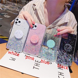 Glitter Star OPPO Reno7Z Reno6Z Reno8Z 5G Reno7 A9 A5 2020 Reno 8Z 2F 2 6Z 10X Zoom 7Z 7 7Pro Realme 5 5i 5s C3 6i XT X2 Pro เคสมือถือ Soft TPU Case เคสมือถือ